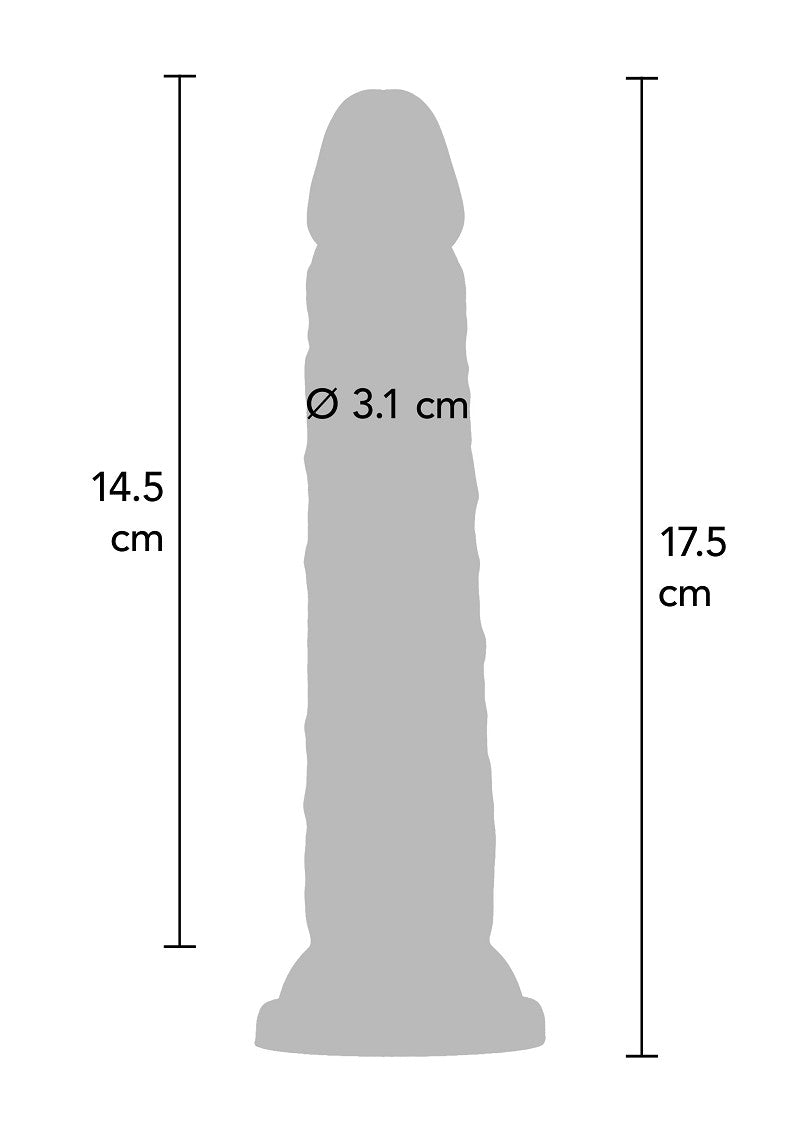 ToyJoy Get Real Deluxe Dual Density 17.5 cm Dong