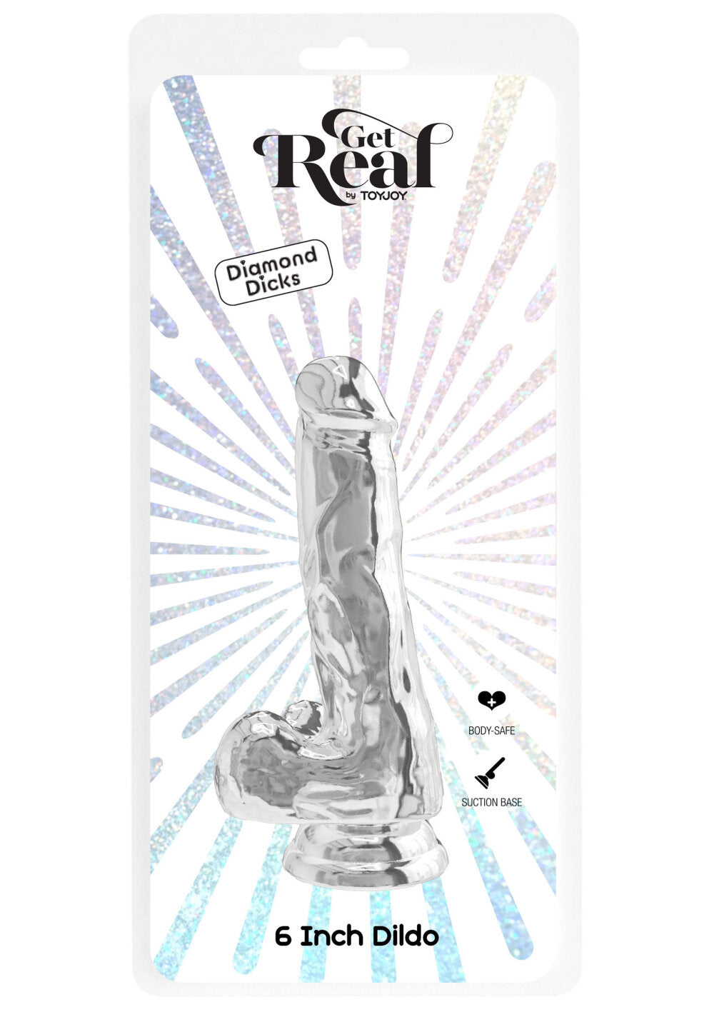 ToyJoy Get Real 16cm Clear Dildo