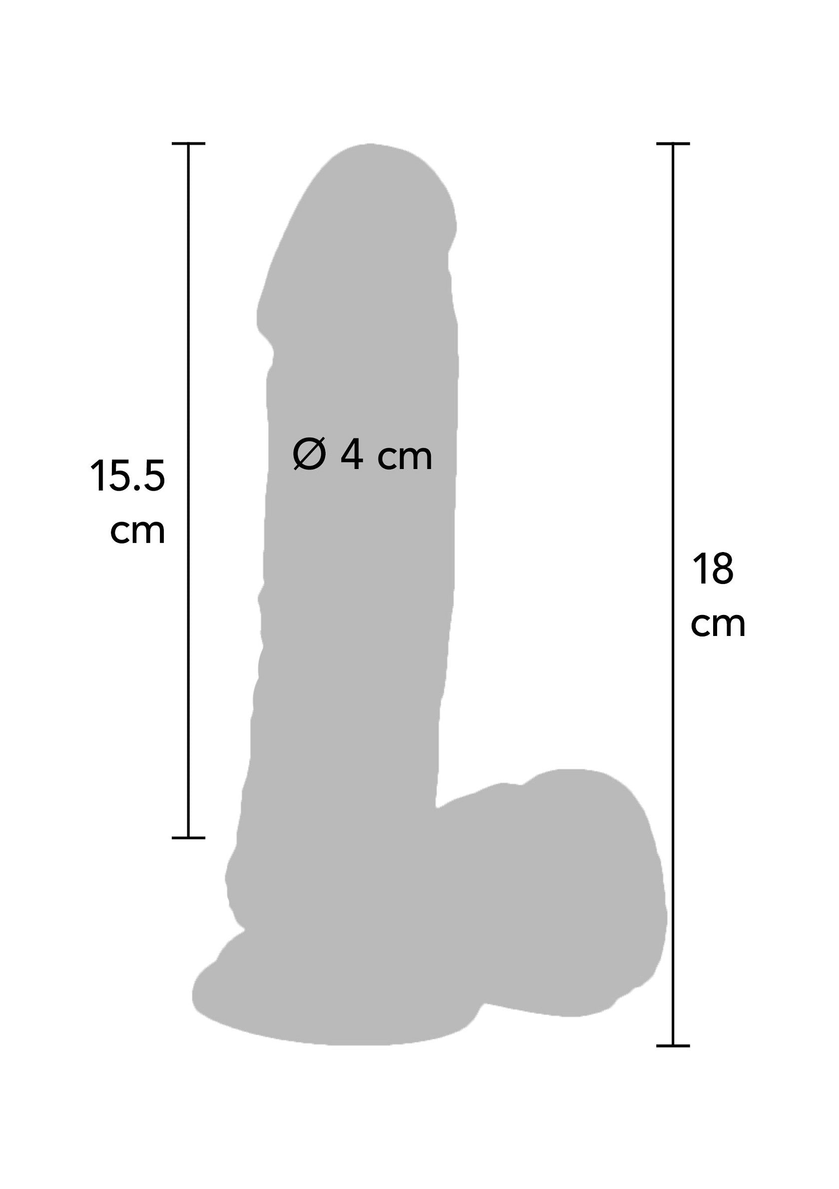 ToyJoy Get Real Vibrating 18cm Dildo