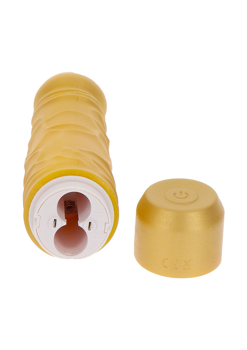 ToyJoy Get Real Gold Dicker Original Vibrator 20 cm