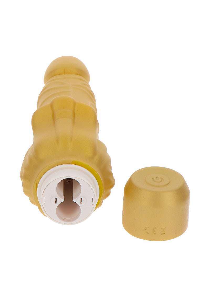 ToyJoy Get Real Gold Dicker Stim Vibrator 22 cm