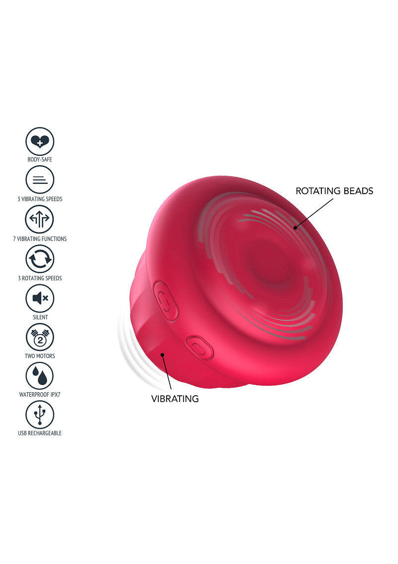 Xocoon Pearl Pulse Rotating &amp; Vibrating Stimulator