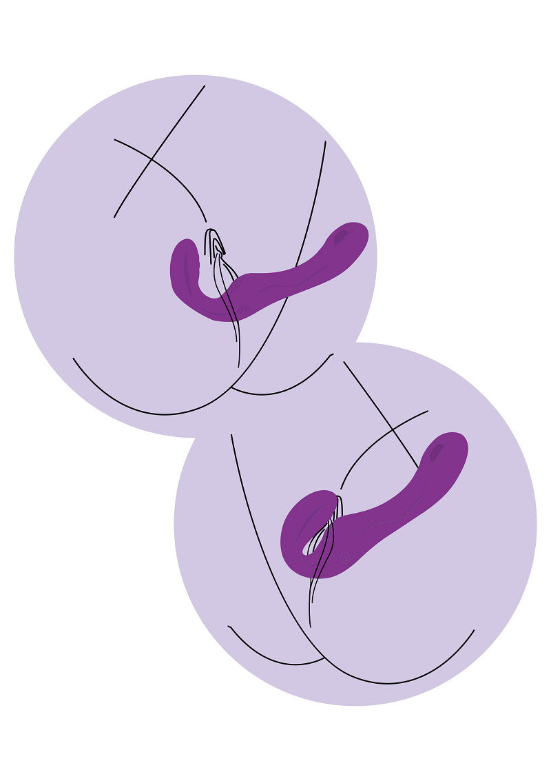 Xocoon Strapless Strap-On Pulse Vibrator