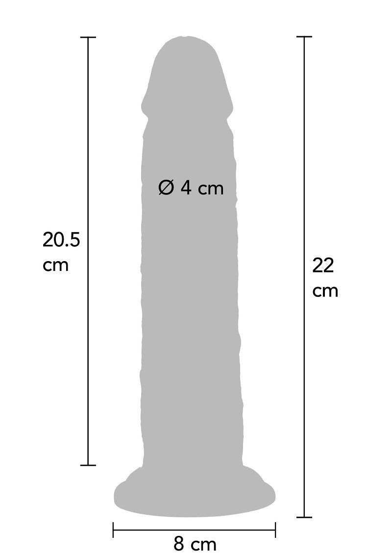ToyJoy Get Real Silicone Foreskin Dong 22 cm