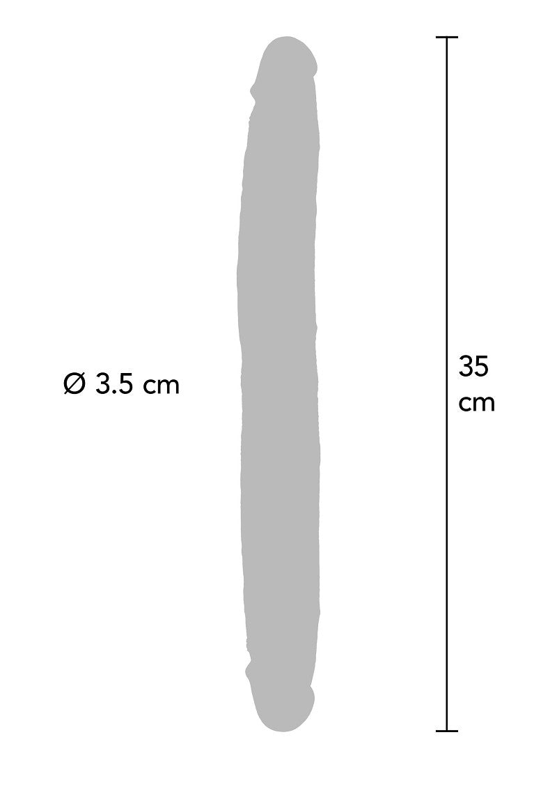 ToyJoy Get Real Silicone Foreskin Double Dong 35 cm