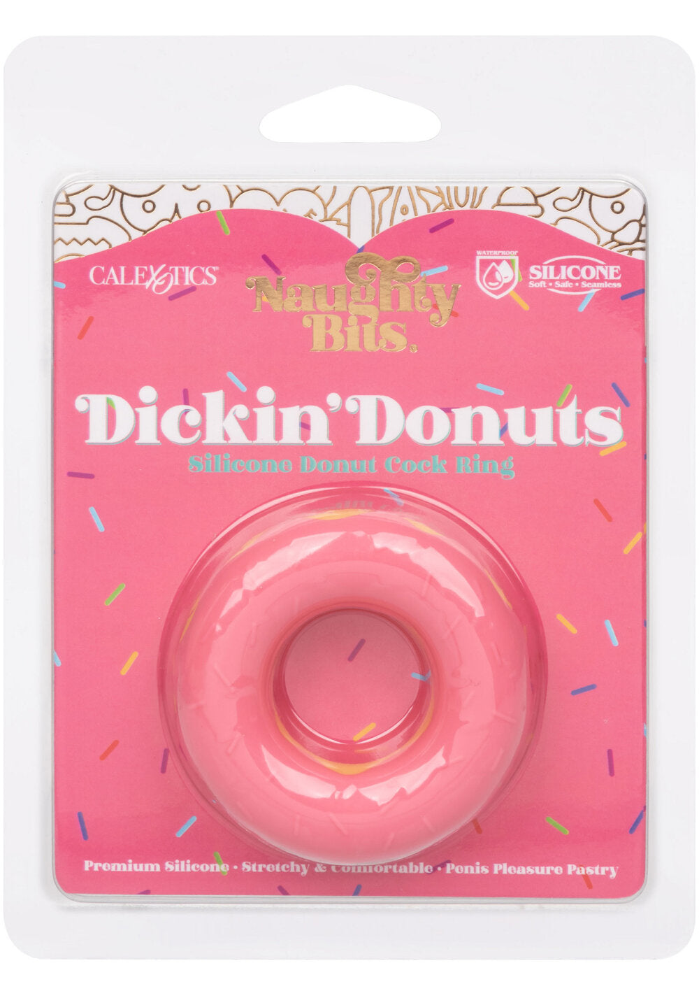 CalExotics Naughty Bits Dickin' Donuts Silicone Donut Cock Ring