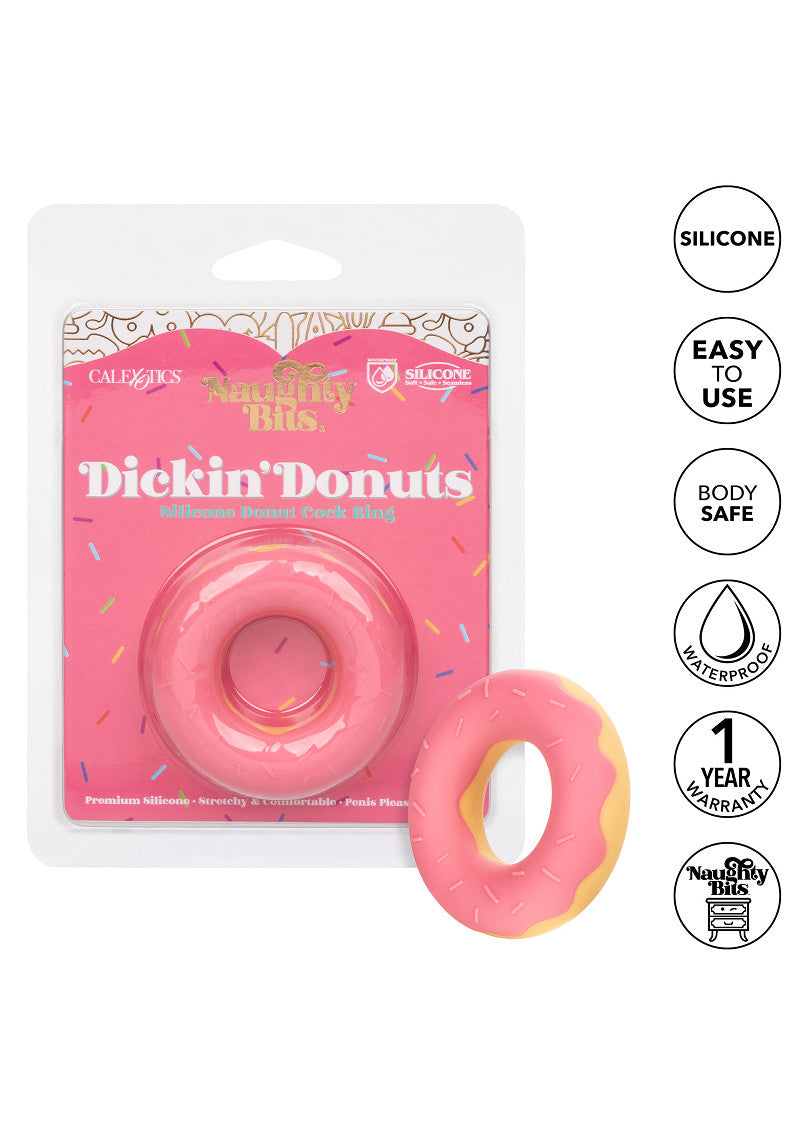 CalExotics Naughty Bits Dickin' Donuts Silicone Donut Cock Ring