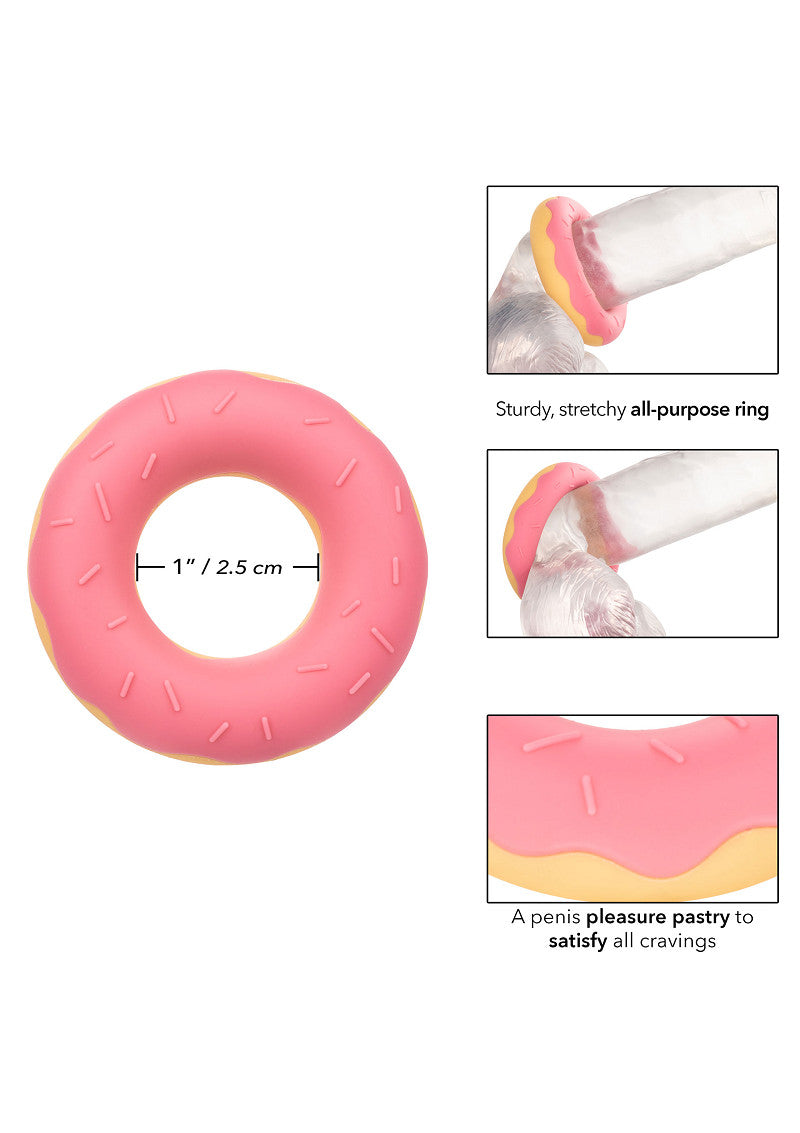 CalExotics Naughty Bits Dickin' Donuts Silicone Donut Cock Ring