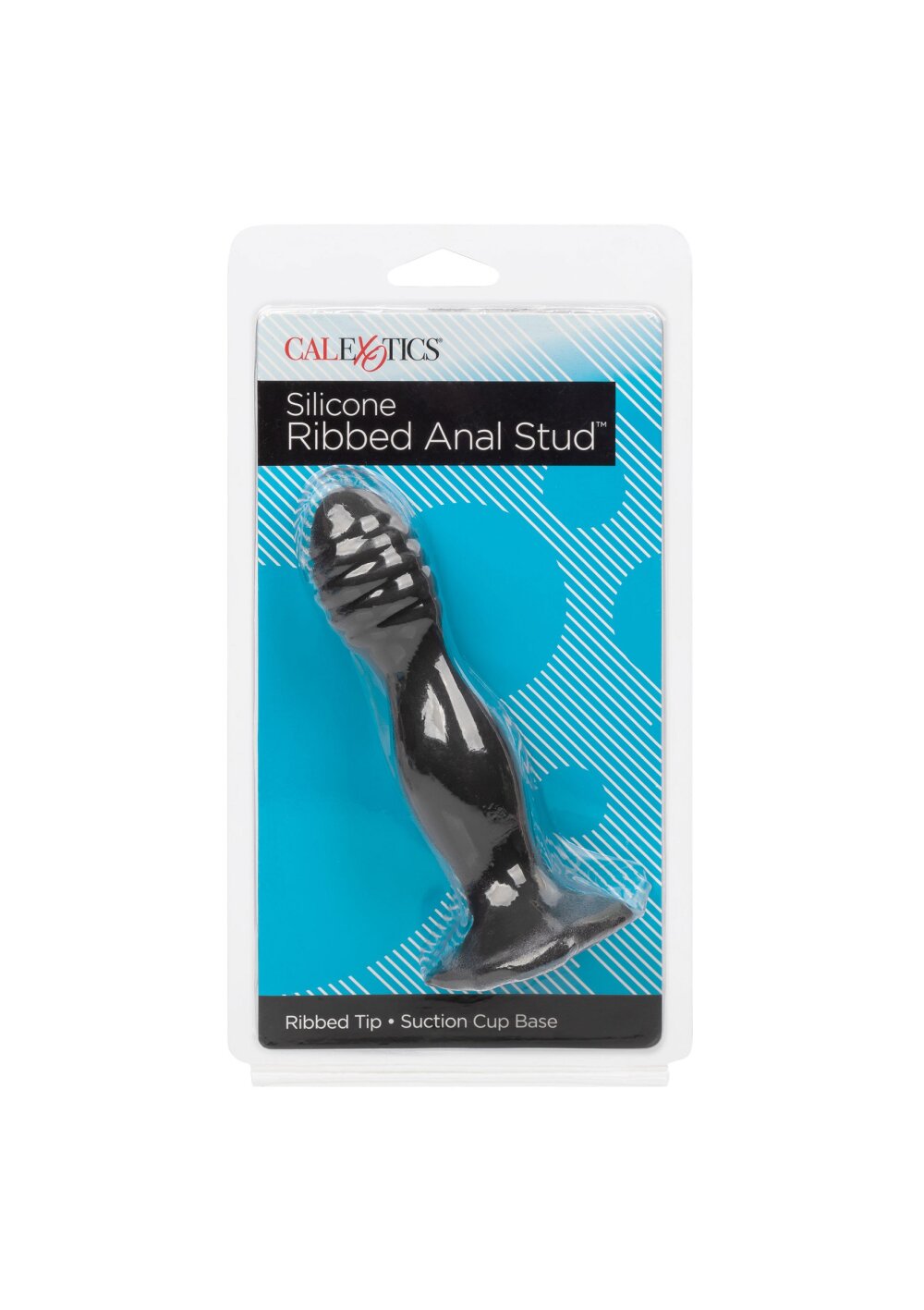 CalExotics Silicone Ribbed Anal Stud