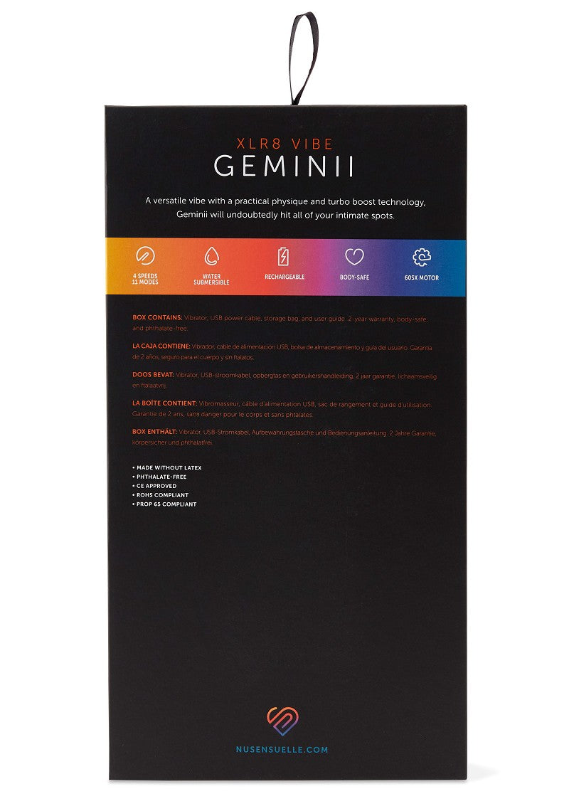 Now Sensuelle Geminii XLR8 Vibe