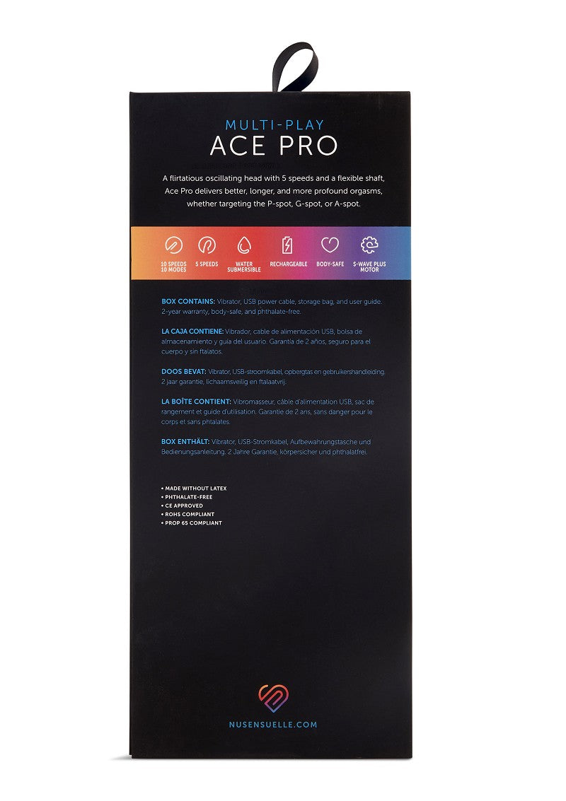 Nu Sensuelle Ace Pro Prostate + G-Spot Vibe