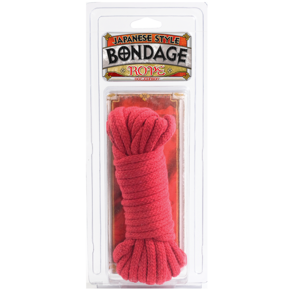 Japanese Cotton Bondage Rope - Red
