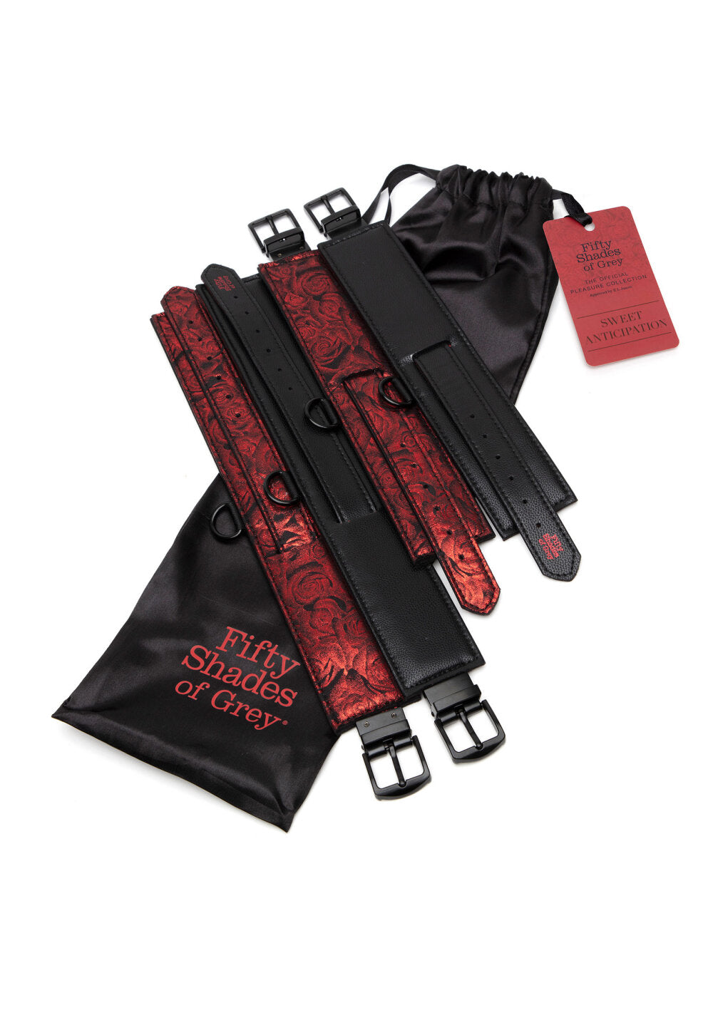 Fifty Shades of Gray Sweet Anticipation Under Mattress Restraint Set
