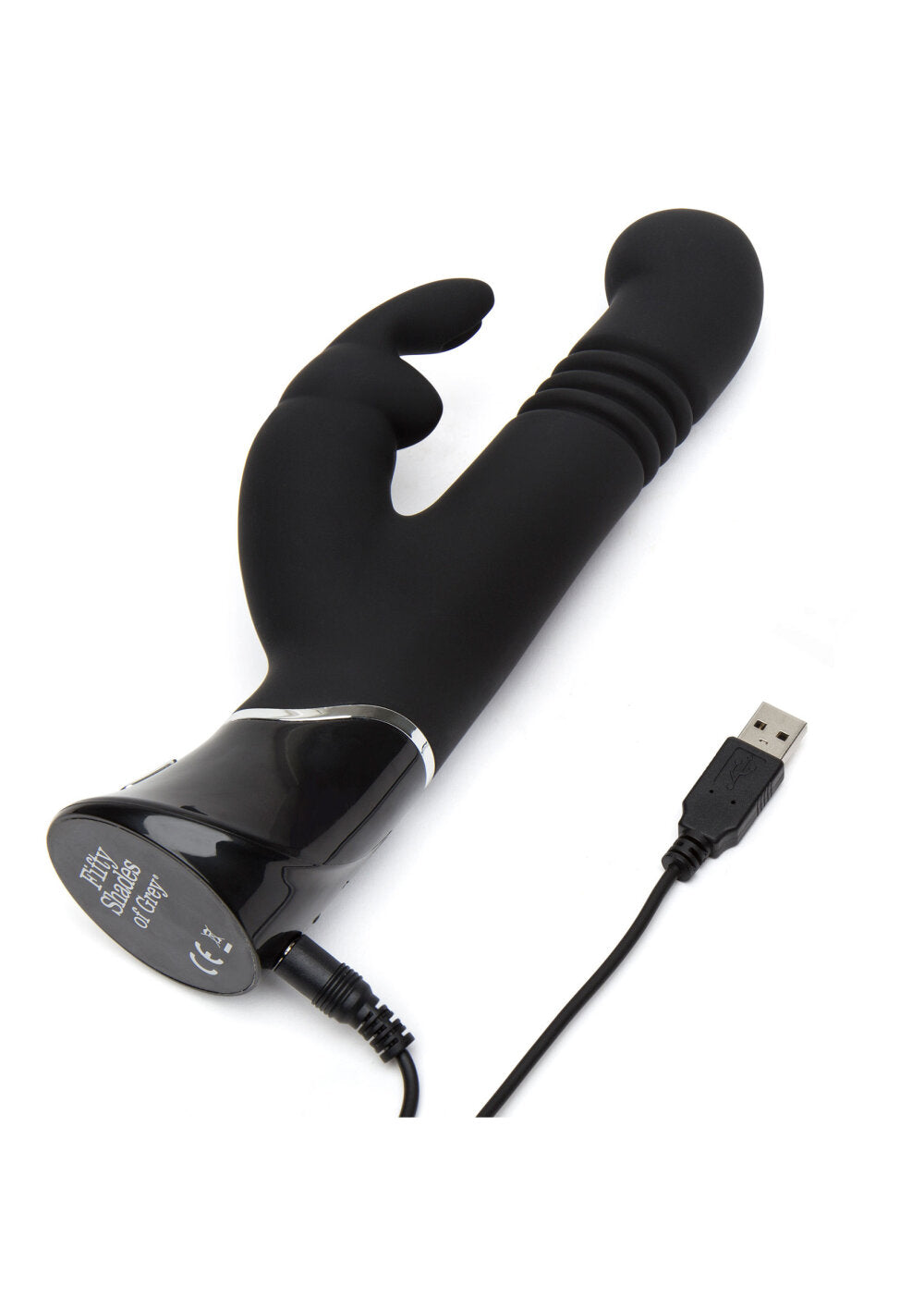 Fifty Shades of Gray Greedy Girl Rechargeable Thrusting G-Spot Rabbit Vibrator