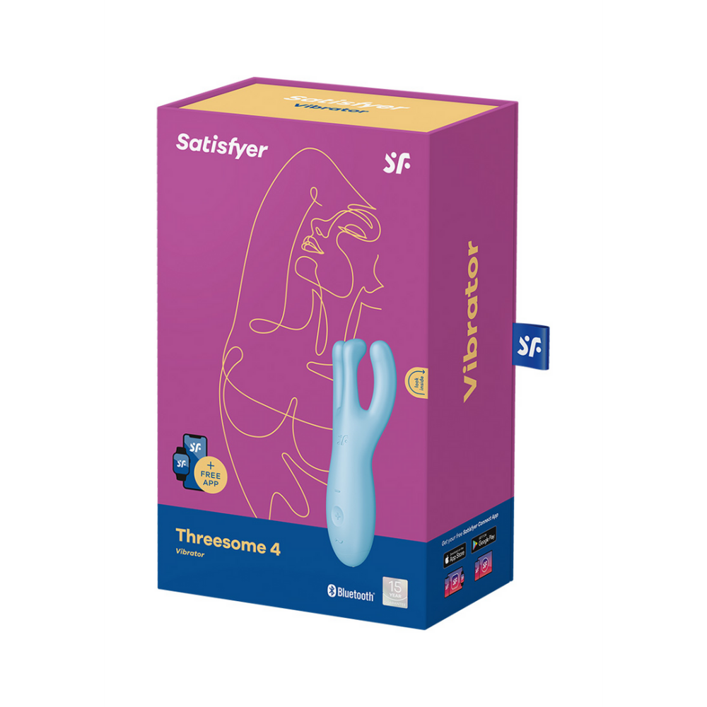 Threesome 4+ - Lay-on Vibrator with App