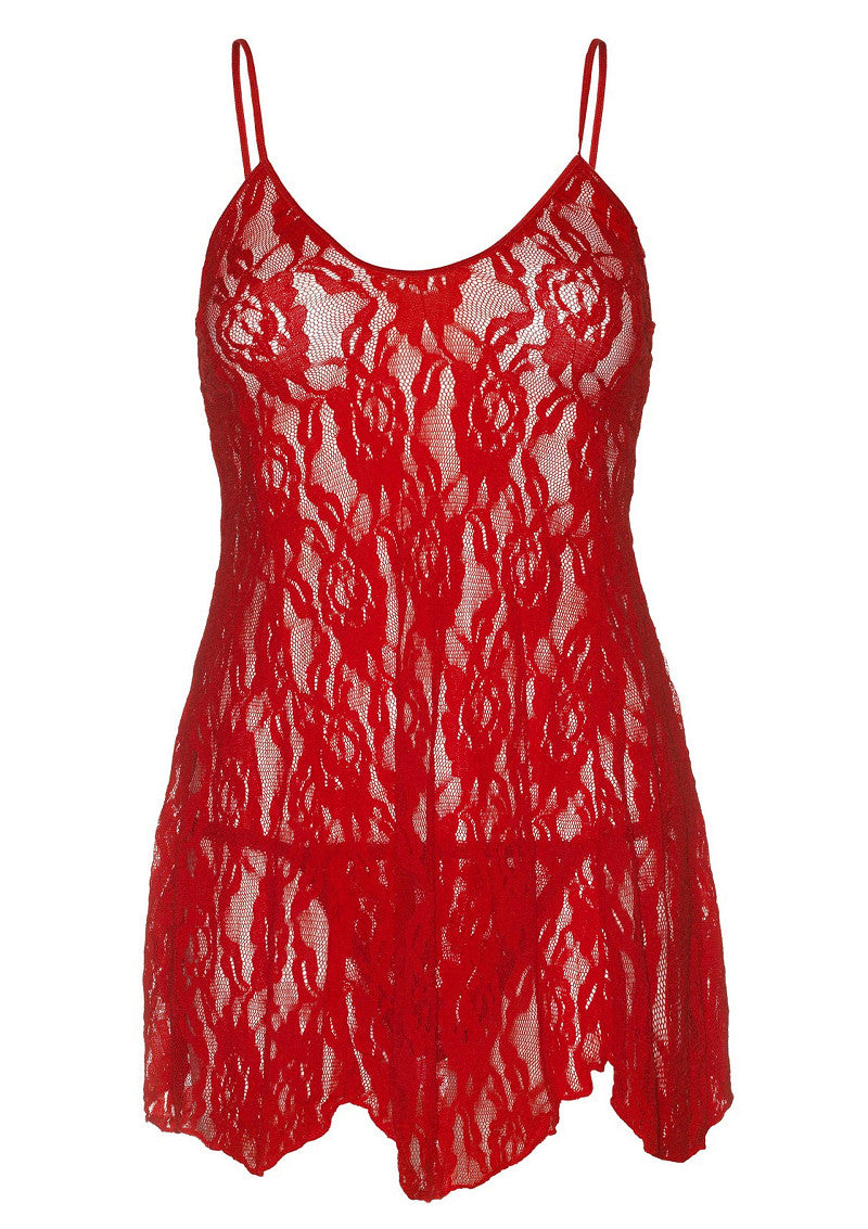Leg Avenue Rose Lace Flair Chemise