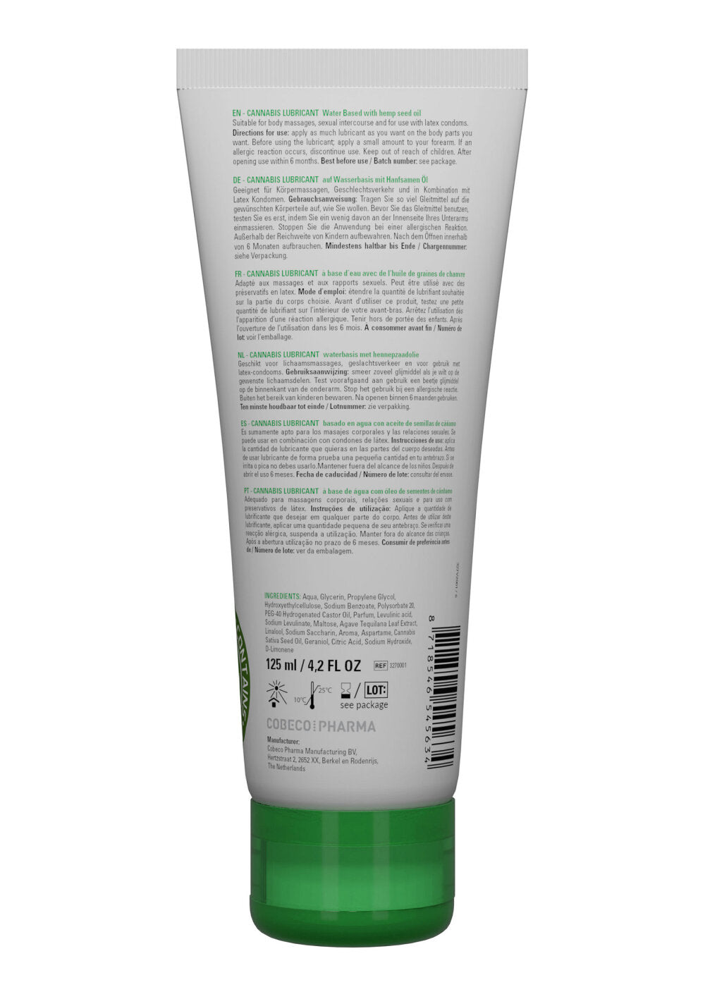 Cobeco Cannabis lubricant 125ml