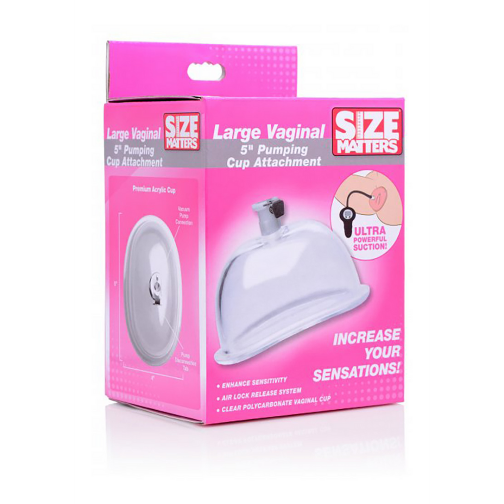 Large Vaginal Pump with Cup Attachment - Large