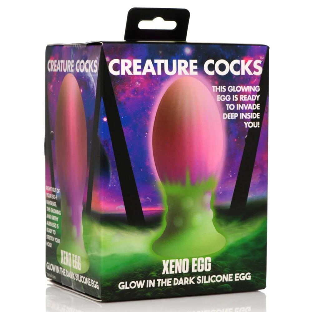 Xeno Egg - Glow in the Dark - Silicone Egg - Pink