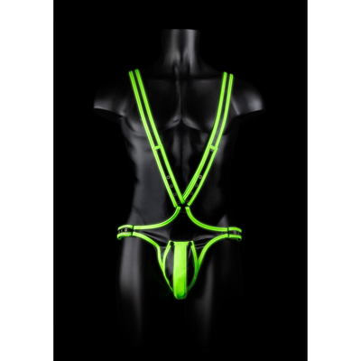 Body-Covering Harness - Glow in the Dark - S/M S/M