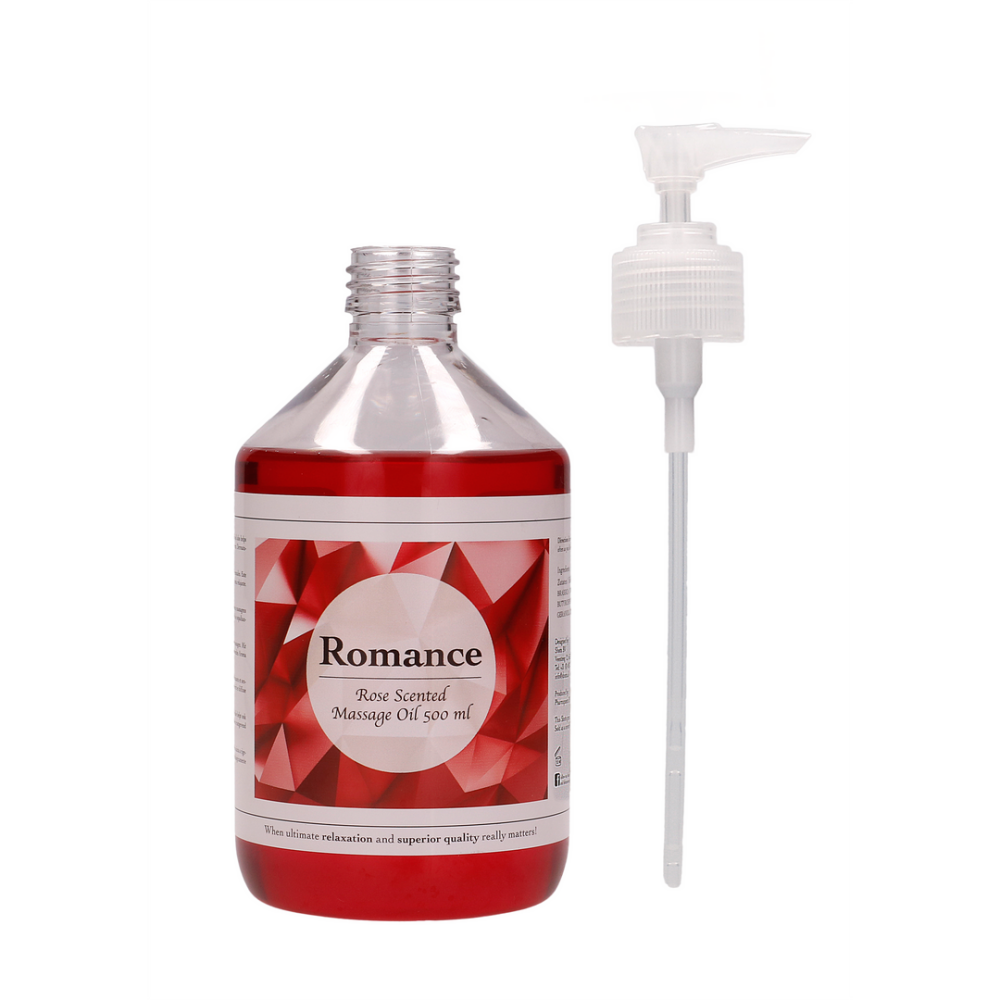 Romance - Massage Oil - Rose Scented - 17 fl oz / 500 ml