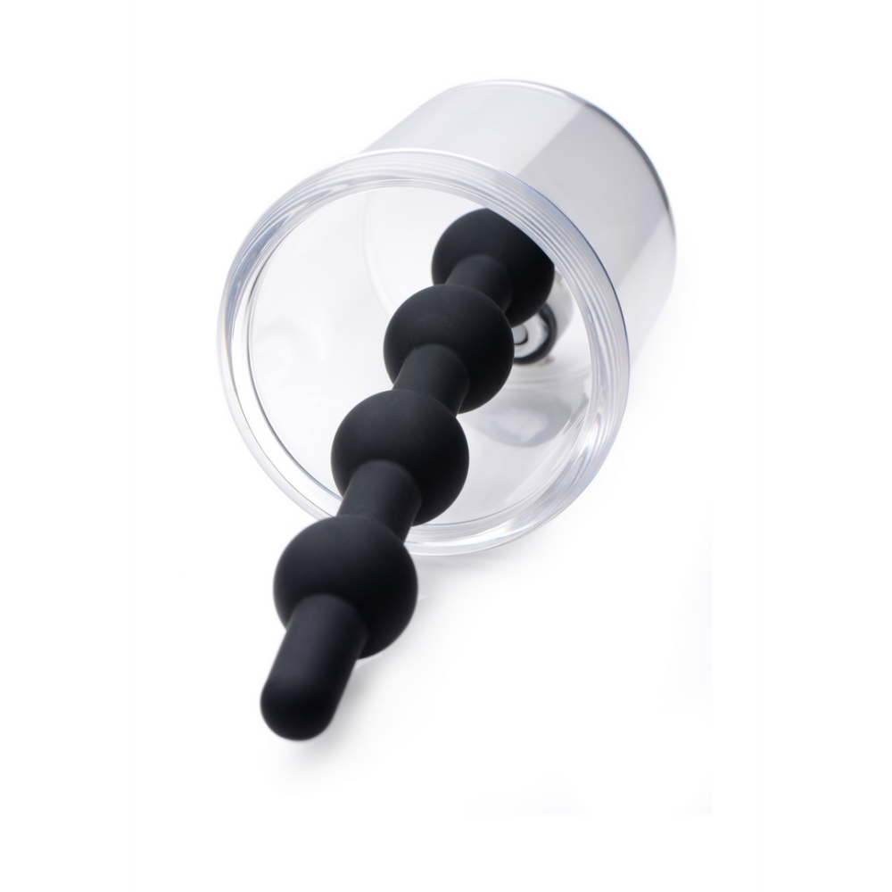 Rosebud Cylinder - Anal Pump with Silicone Anal Beads