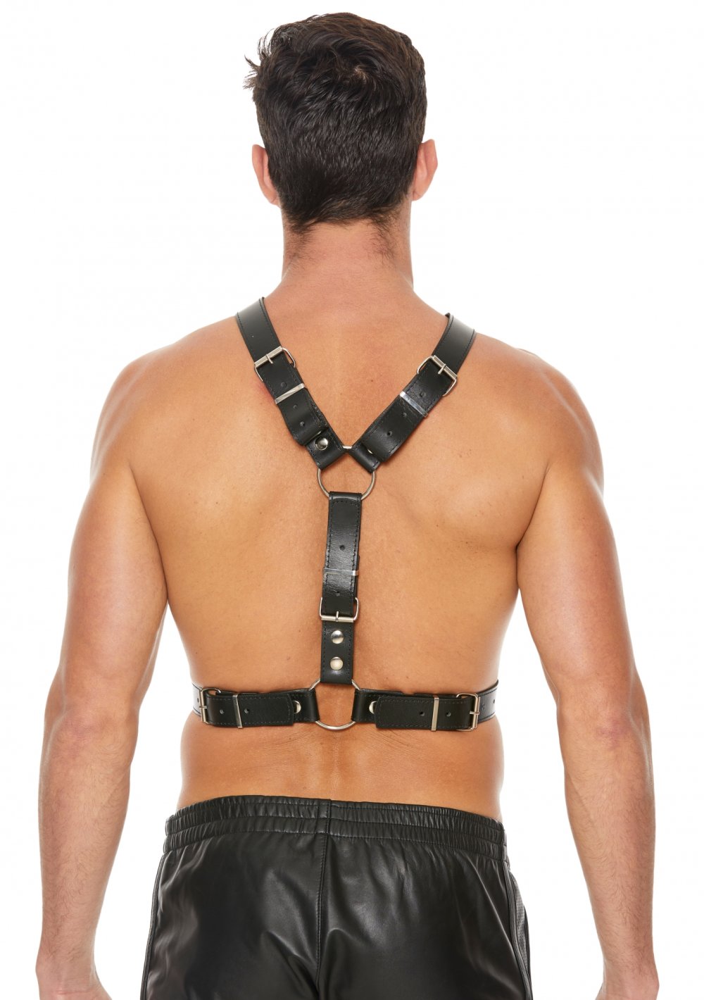 Men's Harness with Metal Bit - One Size  One Size