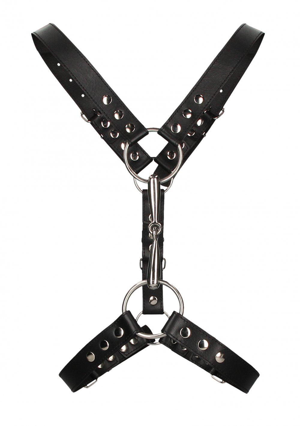 Men's Harness with Metal Bit - One Size  One Size